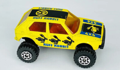 Vintage 1981 Matchbox ROMPING RABBIT VW RUFF RABBIT 4X4 Yellow ...