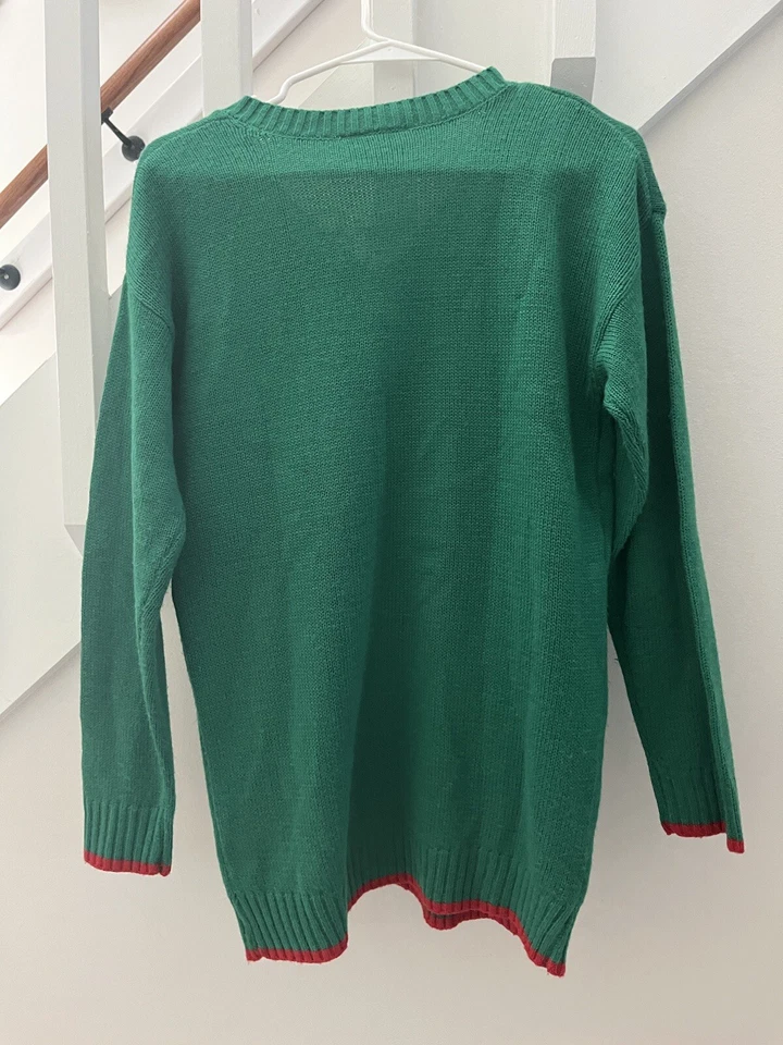 Allison Brittney #MERRY Reindeer Christmas Sweater Medium Ugly Christmas - Изображение 3 из 3