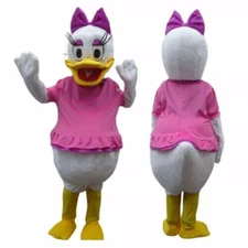 pink Duck Mascot Costume Adults Party Dress Fancy Cosplay Anime