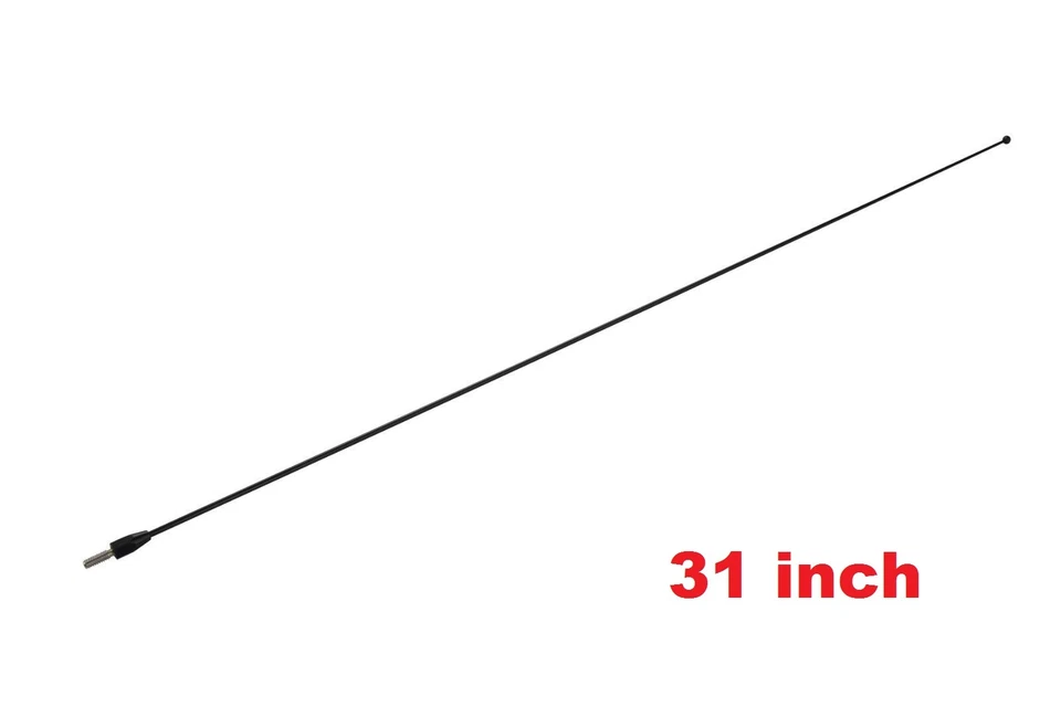 31" inch Black Antenna Mast Power Rod Radio AM/FM for KIA SPECTRA 2000-2009 New - Image 2 of 4