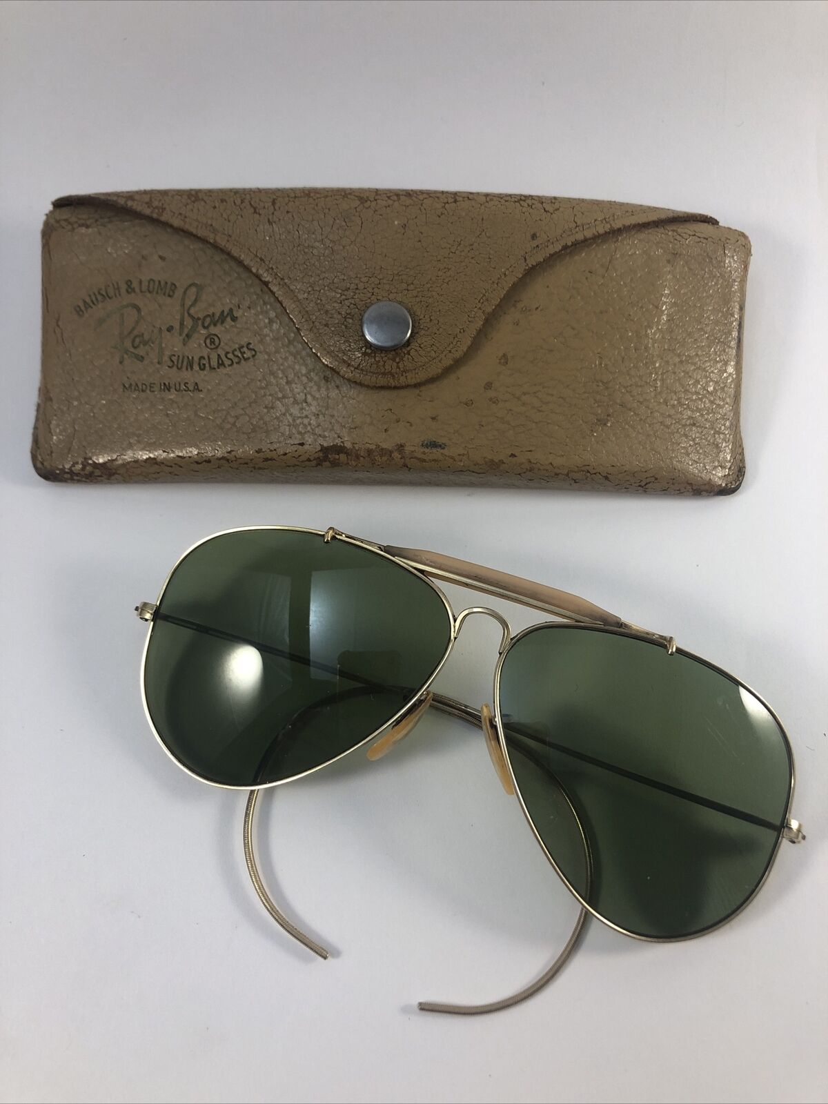 Arriba 48+ imagen ray ban vintage aviator glasses