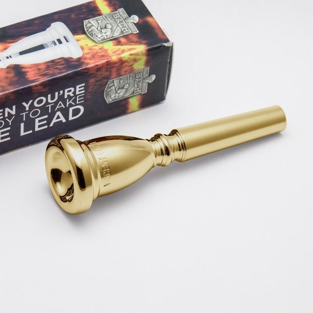 Genuine Bach 24K Gold Commercial Trumpet Mouthpiece, 3MV NEW! Ships