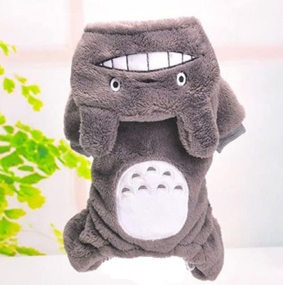 Warm Totoro Cute Hoodie Costume Apparel Dog Puppy Clothes Jacket