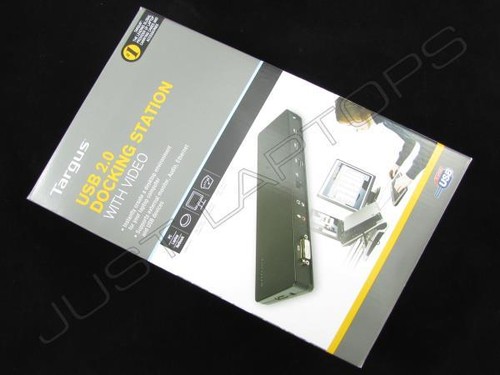 Targus USB 2.0 Hub DVI Video Docking Station Port Replicator for Asus LG Laptop
