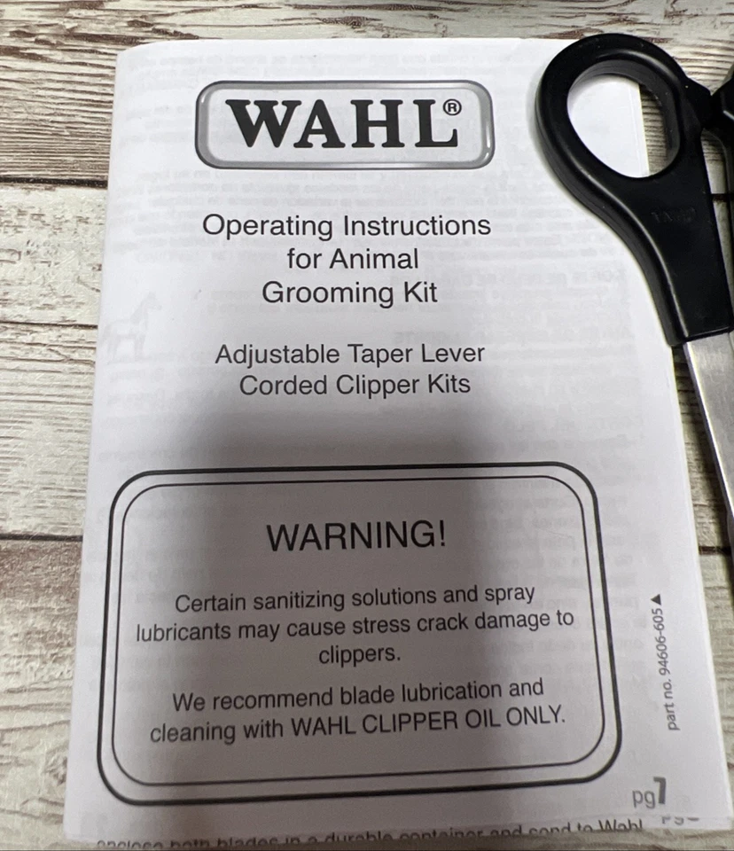 Wahl Cortapelos Eléctricos para Acicalamiento de Perros Juego de Múltiples Accesorios con Estuche y Manual Foto 2 de 4