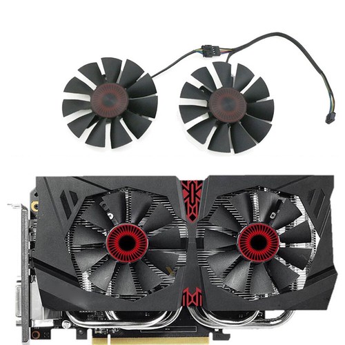 5-Pin Fan For ASUS GTX1060/1050/960/950/R9 370 Graphics Card 75MM FD7010H12D - Picture 2 of 2