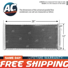 Universal Condenser Parallel Flow 12 x 26 O-ring #6 And #8 AC A/C