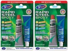 2 x V-tech Rapid Steel Epoxy Resin Adhesive 20g Bonding Repair Metal Weld Grey