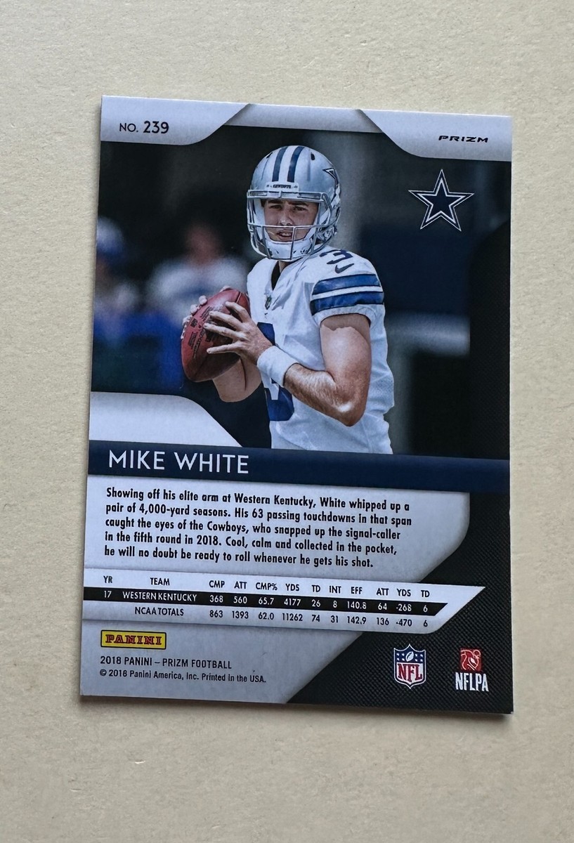 2018 Panini Prizm Prizm Silver #239 Mike White RC rookie #X2648 | eBay
