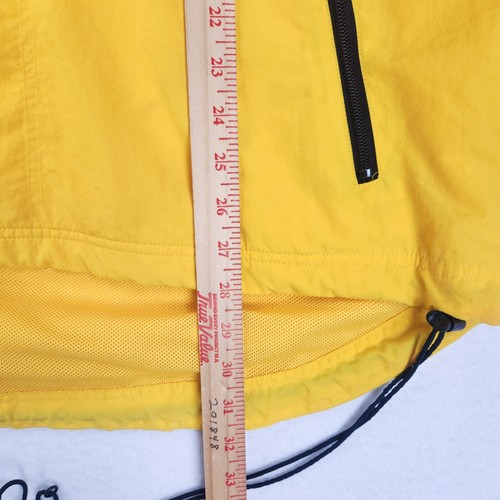 Ralph Lauren Jacket Mens Large Yellow Anorak Hooded Windbreaker Vintage Chaps - Picture 11 of 17