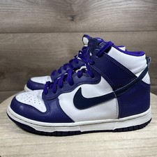 Nike Dunk High Electro Purple Midnight Navy GS Size 5.5Y Womens Size 7