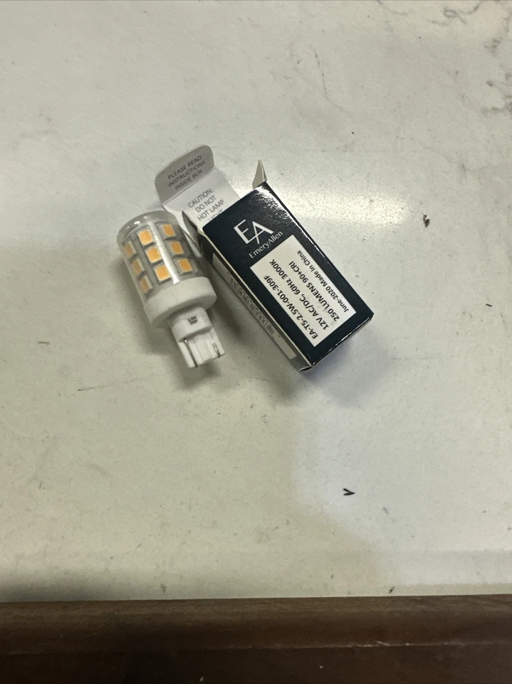 EmeryAllen EA-T5-2.5W-001-309F - 2.5 Watt Dimmable Wedge Base LED Bulb - 3000K - Image 3 of 3