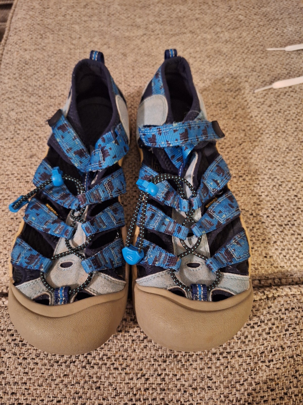 Sandali Keen donna taglia 7 impermeabili plantare marroni punta chiusa outdoor escursionismo