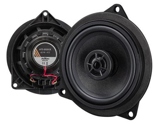 Axton ATS-B101X 10Cm, 4\ Koax Lautsprecher Kompatibel Mit Bmw E84, E87, E88, E90"-image