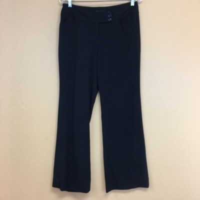 White House Black Market Legacy 4S Flare Leg Women's Black Dress Pants  Trousers