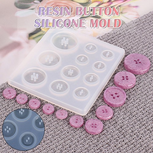 5-Piece Silicone Mold Set For Making Round Resin Jewelry Pendants - DIY Craft Kit 7 thumbnail image