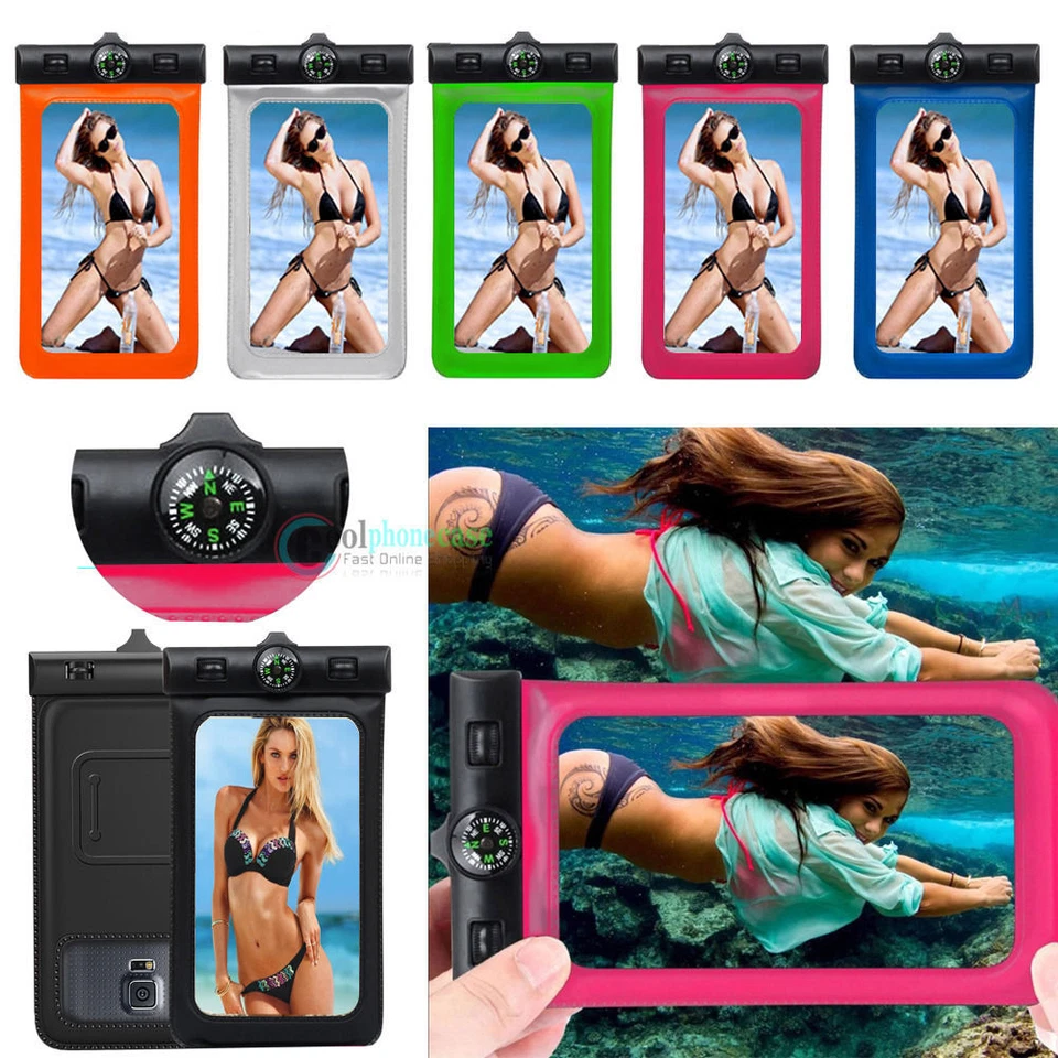 Waterproof Phone Case Dry Pouch Bag with Lanyard for iPhone 6 7 8 X 11 12 - Image 4 of 4