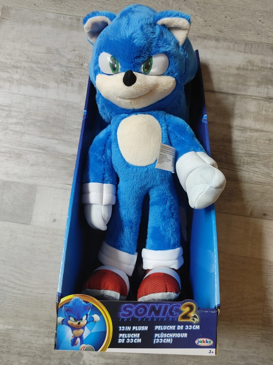 Boneco Sonic 2 Filme Original Plush 33 Cm Importado Eua