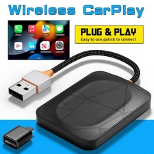 Wireless CarPlay Adapter USB Dongle Plug & Play For 2017-2024 Honda Ridgeline