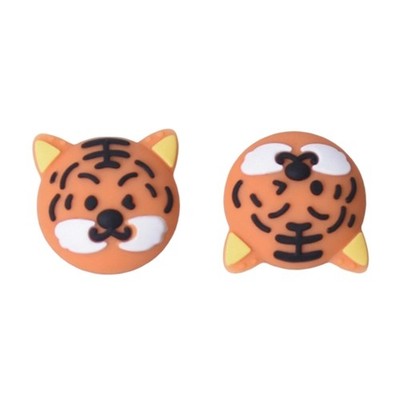 2pcs Animal Pattern Joystick Caps Replacement Thumbstick Caps for NS