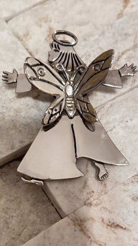 Vintage 1997 Angel Butterfly clip by Emilia Castillo.