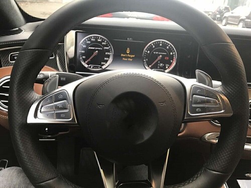 Car Steering Wheel Shifter Paddle Black For Benz AMG A45 CLA45 C63 CLS63 2015-18 - Picture 6 of 10