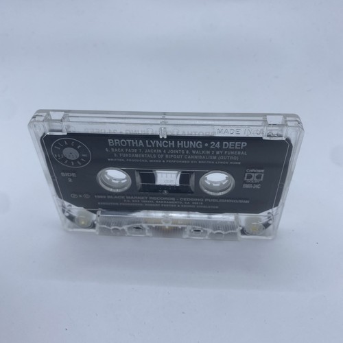 BROTHA LYNCH HUNG 24 DEEP-OG-RARE OOP-1993-BLACK MARKET RECORDS-RARE US Rap - Imagen 6 de 10
