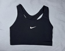 Nike Women s Swoosh Sports Bra 2.0 Black NWT Medium Support Size large. New/Tag