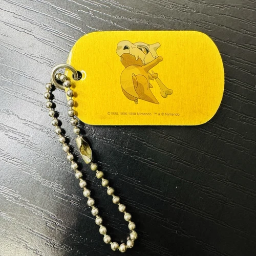 Vintage Pokémon dog tag 1998 Cubone #104
