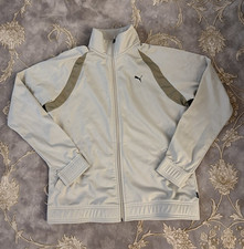 PUMA Jungen Trainingsjacke Beige Langarm mit Rei&szlig;verschluss, Polyester, US 8