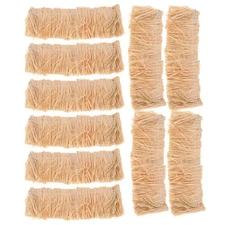 12pcs Miniature Thatched Roof: Artificial Thatch Grass Roll for Model Houses