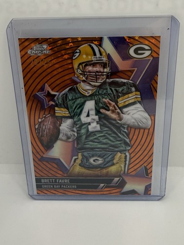 2025 Topps Cosmic Chrome Brett Favre Orange Refractor (RAW)