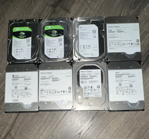 Por part in not working 08 HDD:SATA-04 8TB-02 10TB-01 14TB-01 SAS10TB