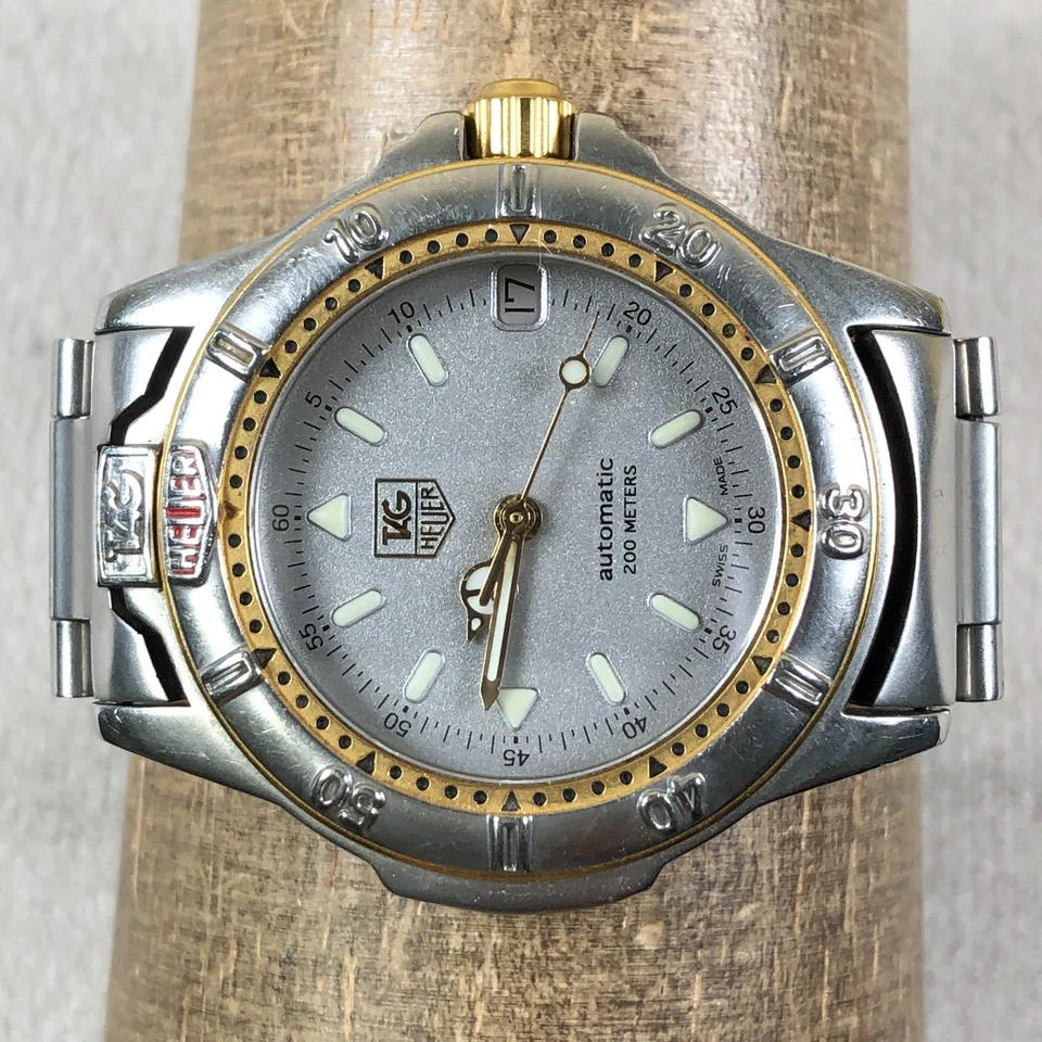 Reloj Automático 33mm Vintage 1860 TAG Heuer Para Hombre Serie 400 Tono Plateado 6" Foto 2 de 4
