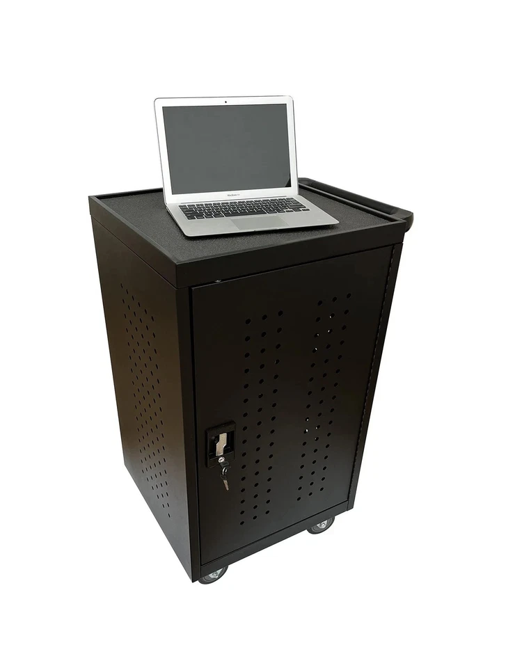 30-Bay Mobile School Charging Cart Station for Chromebook, Tablet and Laptop ... - Image 2 of 4