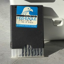 No 25 Drill Bits HSS Eagle Brand 7 PCs, Black Coated