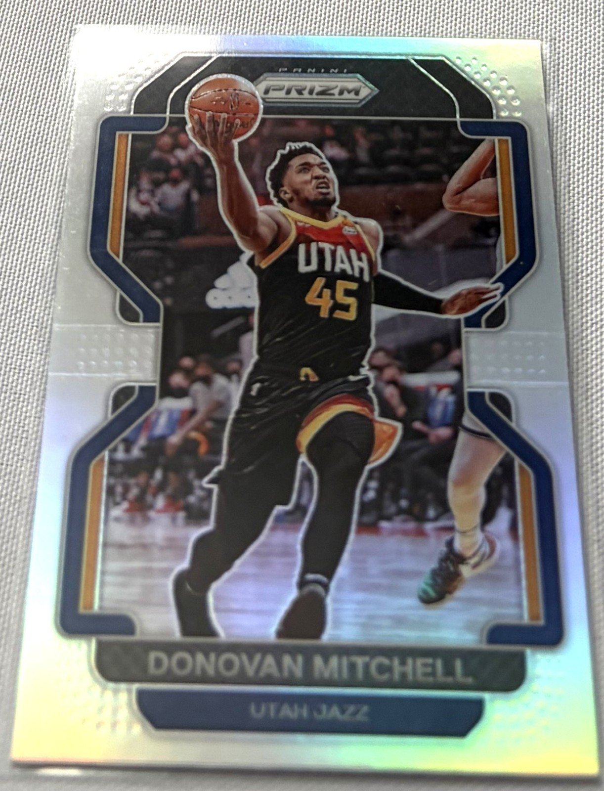 2021-22 Panini Prizm Basketball Donovan Mitchell Utah Jazz Silver Prizm #72
