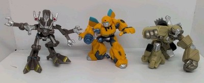 Transformers Robot Heroes Lot Of 3 Bumblebee, Bonecrusher, & Frenzy