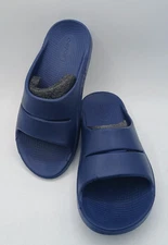 OOFOS OOahh Slide Sandal Navy US Men’s 6 Women’s 8 EU 39