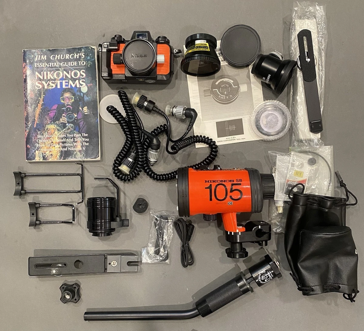 Nikon NIKONOS-V 、SB-105 水中カメラ ストロボ セット Nikonos SB 105 Speedlight Strobe Kit – Viejita Vintage
