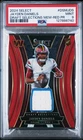 2024 Select Jayden Daniels Draft Selections Memorabilia Red Prizm RC PSA 9 MINT