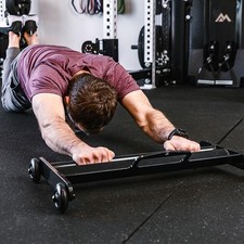 Ab Glute Ham Glider Exercise Wheel Workout Machine Fitness Glute Training Glider