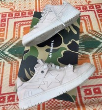 ?? BAPE SK8 STA ? Triple White ? UK 10 ? Authentic + OG Box ??