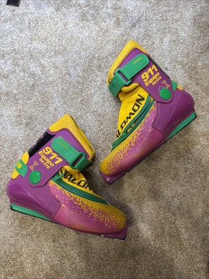 SALOMON スノーボード イエロー パープル Boots Salomon Salomon Equipe Salomon SNS Profil 911 Equipe Nordic