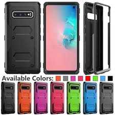 For Samsung Galaxy S10 Case, Heavy Duty Rugged Shockproof Dual Layer Phone Cover