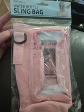 New Pink B-Well Water Bottle Sling Bag Sealed