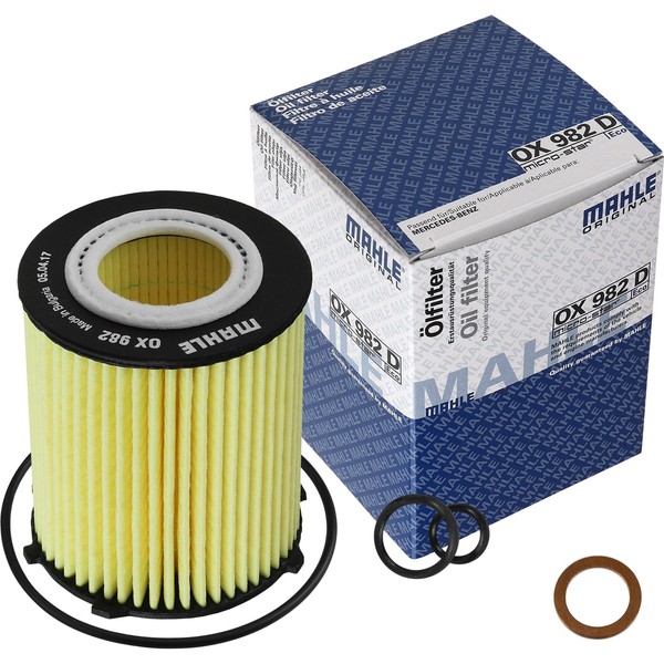 Mahle ÖLfilter Mit Dichtring FüR Mercedes B-Klasse W246 W247 W242-image