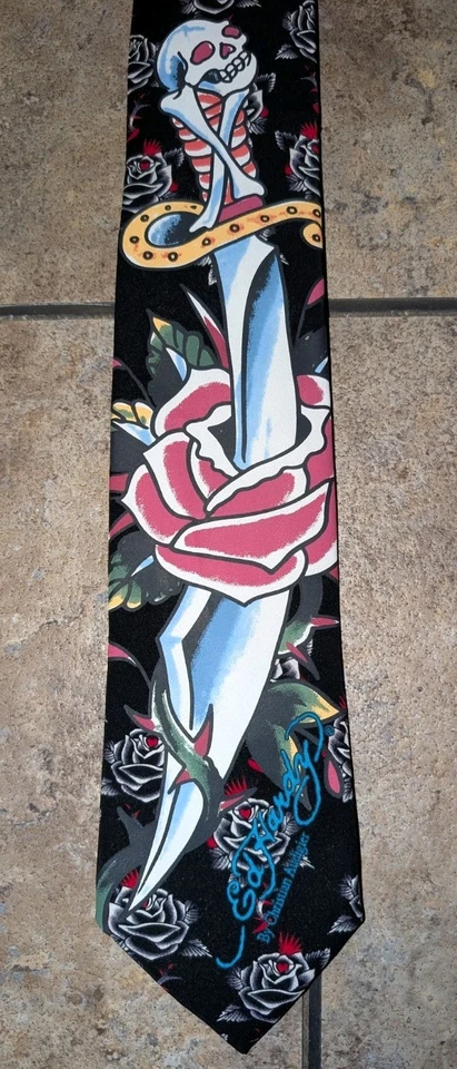 Corbata de diseño Christian Audigier Ed Hardy Foto 2 de 4