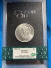 1883-CC Morgan Silver Dollar GSA Hoard CAC MS62 with Box & COA