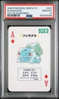 PSA 10 2026 CERT BULBASAUR ACE OF DIAMONDS 1996 GREEN VERSION PLAYING CARDS #001
